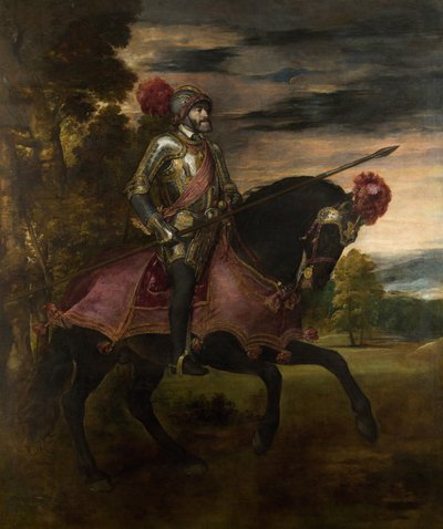 Charles V at Mühlberg by Tiziano Vecelli